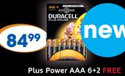 Duracell Plus Power AAA 6+ 2 Free