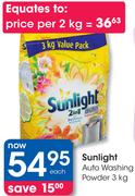 Sunlight Auto Washing Powder-3Kg