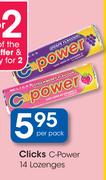 Clicks C-Power 14 Lozenges-Per Pack