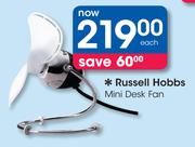 Russell Hobbs Mini Desk Fan