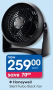 Honeywell Silent Turbo Black Fan