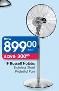 Rusell Hobbs Stainless Steel Pedestal Fan