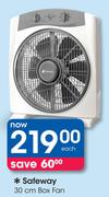 Safeway 30cm Box Fan