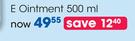 Epizone E Ointment-500ml Each