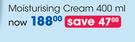 Nutraderm Moisturising Cream-400ml Each