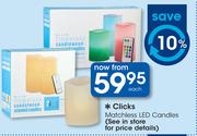 Clicks Matchless LED Candles-Each