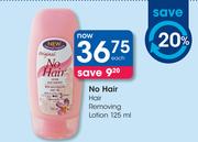 No Hair Removing Lotion-125ml Each