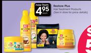 Restore Plus Hair Treatment Products-Each