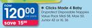 Clicks Made 4 Baby Dry Protect Disposable Nappies Value Pack-Per Pack