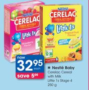 Nestle Baby Cerelac Cereal With Milk Little 1s Stage 4-250g Each