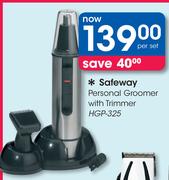 Safeway Personal Groomer With Trimmer HGP-325