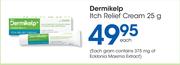 Dermikelp Itch Relief Cream-25g Each