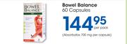 Bowel Balance 60 Capsules-Per Pack