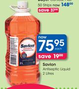 Savlon Antiseptic Liquid-2Ltr Each