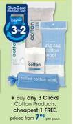 Clicks Cotton Products-Per Pack