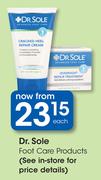Dr.Sole Foot Care Products-Each
