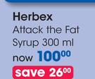 Herbex Attack The Fat Syrup-300ml Each
