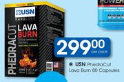USN Phedra Cut Lava Burn 80 Capsules-Per Pack