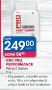 GNC Pro Performance Weight Gainer-1.1Kg Each