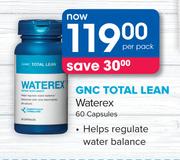 GNC Total Lean Waterex 60 Capsules-Per Pack