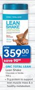 GNC Total Lean Shake Chocolate Or Vanilla-768g Each