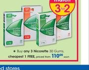 Nicorette 30 Gums-Each