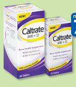 Caltrate 600 + D 60 Tablets-Per Pack
