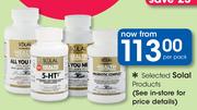 Solal Products-Per Pack