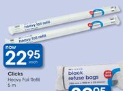 Clicks Heavy Foil Refill 5m-Each