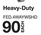 Auto Kraft 4 Way Wheel Spanner(Heavy Duty)-Each