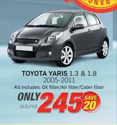 GUD Filter Kits For Toyota Yaris 1.3 & 1.8 GUD.FK5