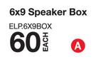 6x9 Speaker Box-Each