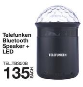 Telefunken Bluetooth Speaker + LED-Each