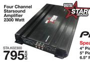 Four Channel StarSound Amplifier 2300 Watt-Each
