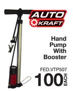 Auto Kraft Hand Pump With Booster-Each