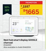 Google Charcoal Smart Nest Hub Display