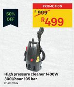High Pressure Cleaner 1400W 300L/Hour 105 Bar