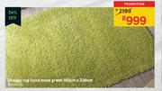 Shaggy Rug Lucca Moss Green 160cm x 230cm
