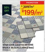 Artens Locarno Click Vinyl-61cm x 30.5cm Per Sqm
