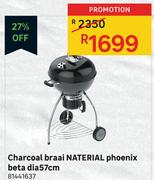 Naterial Phoenix Beta Braai Charcoal Dia 57cm