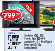 Dixon 17" HD Ready LED TV STY0417