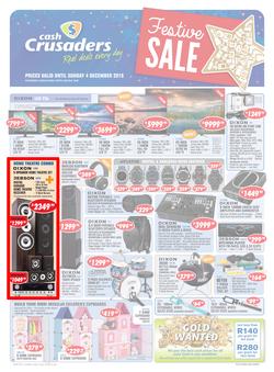 Cash Crusaders : Festive Sale (12 Nov - 4 Dec 2016), page 1