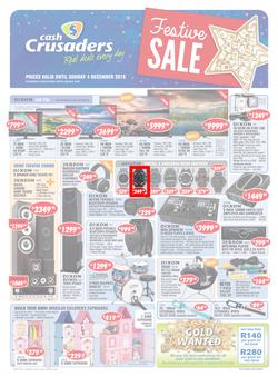 Cash Crusaders : Festive Sale (12 Nov - 4 Dec 2016), page 1