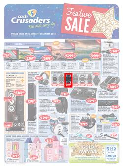 Cash Crusaders : Festive Sale (12 Nov - 4 Dec 2016), page 1