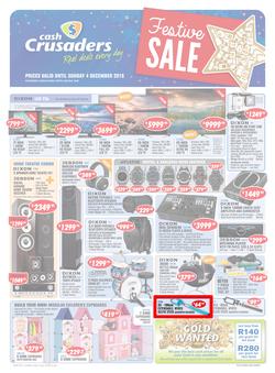 Cash Crusaders : Festive Sale (12 Nov - 4 Dec 2016), page 1
