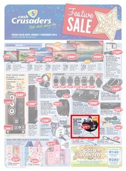 Cash Crusaders : Festive Sale (12 Nov - 4 Dec 2016), page 1
