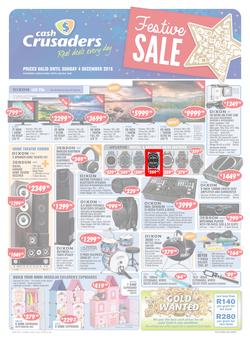 Cash Crusaders : Festive Sale (12 Nov - 4 Dec 2016), page 1