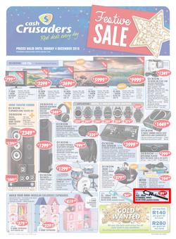 Cash Crusaders : Festive Sale (12 Nov - 4 Dec 2016), page 1