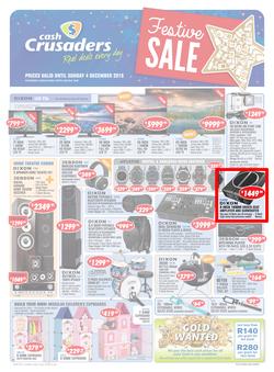 Cash Crusaders : Festive Sale (12 Nov - 4 Dec 2016), page 1