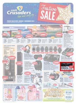 Cash Crusaders : Festive Sale (12 Nov - 4 Dec 2016), page 1